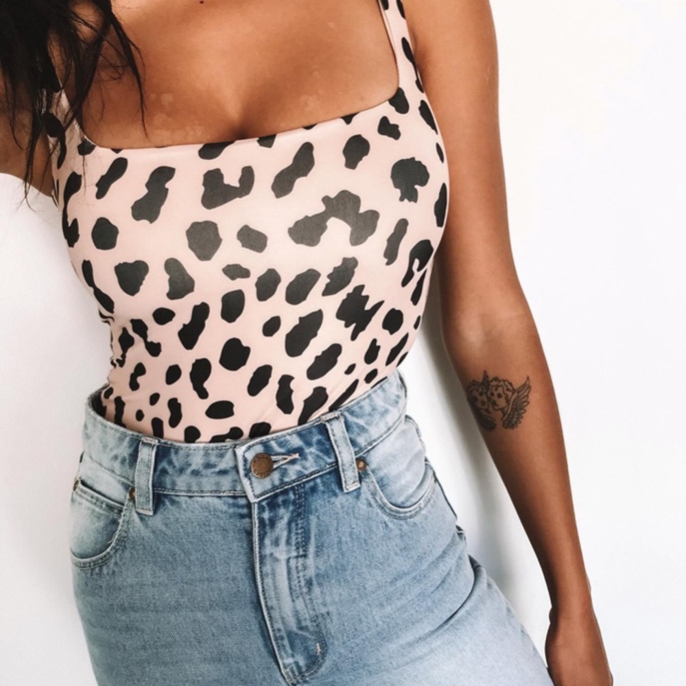 Princess Polly Leopard Bodysuit